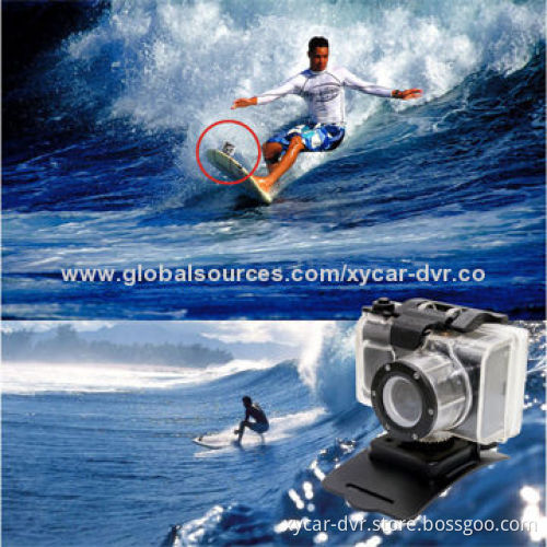 Portable External Lens Car DVR, Built-in Lithium-ion Battery, Supports Waterproof Function